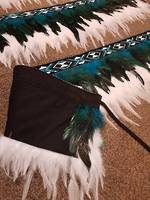 Contemporary short Korowai/Kakahu at $350.00